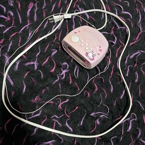 Pink Hello Kitty Radio Alarm Clock With Cord